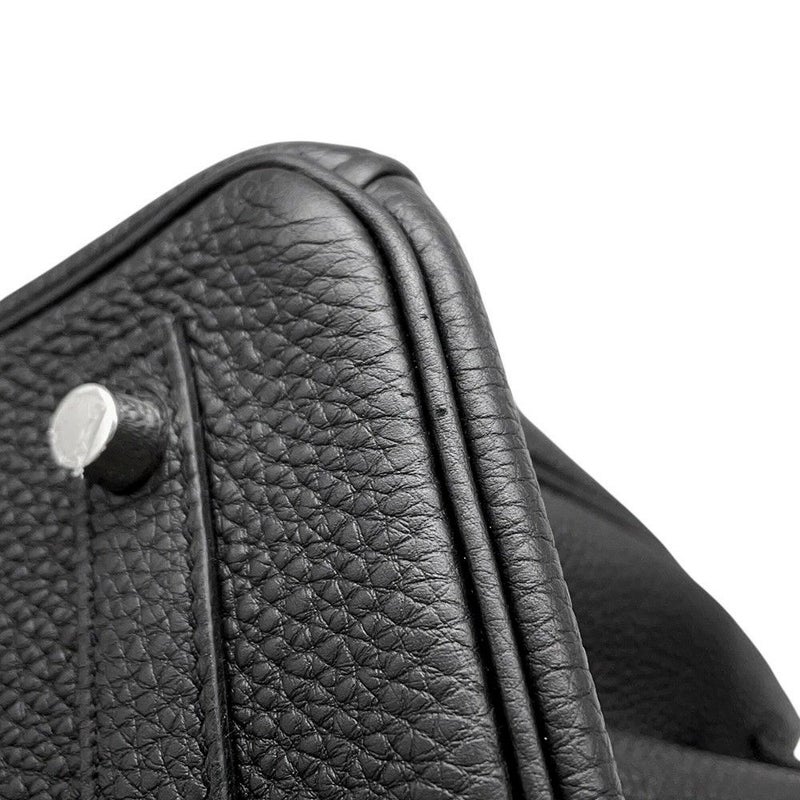 エルメス バーキン30 ブラック/シルバー金具 トゴ A刻印 HERMES Birkin ハンドバッグ 黒