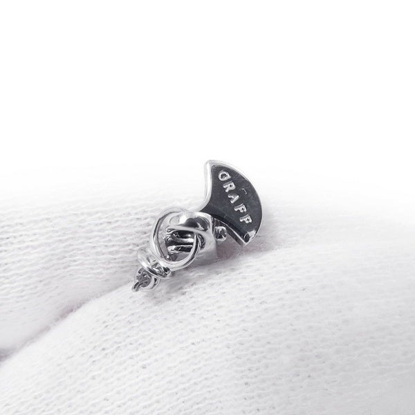 グラフ ネックレス ミニ バタフライ シルエット ダイヤモンド ペンダント ダイヤ 計0.15ct K18WGホワイトゴールド RGP808
