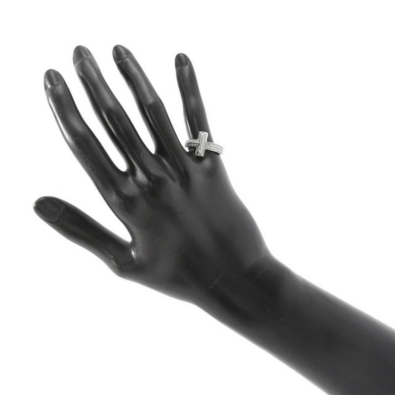 ティファニー リング Tワン リング ダイヤモンド 計0.54ct K18WGホワイトゴールド 68170036 Tiffany&Co. 指輪