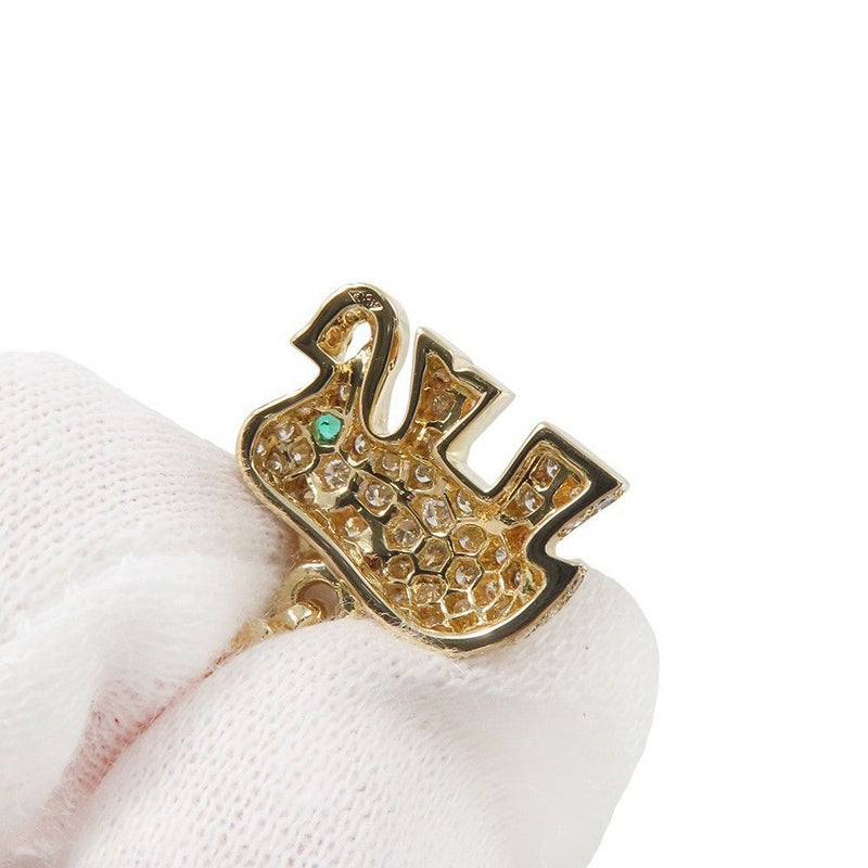 カルティエ ペンダントトップ キャンディ チャーム ダイヤモンド/エメラルド K18YGイエローゴールド Cartier ゾウ 象