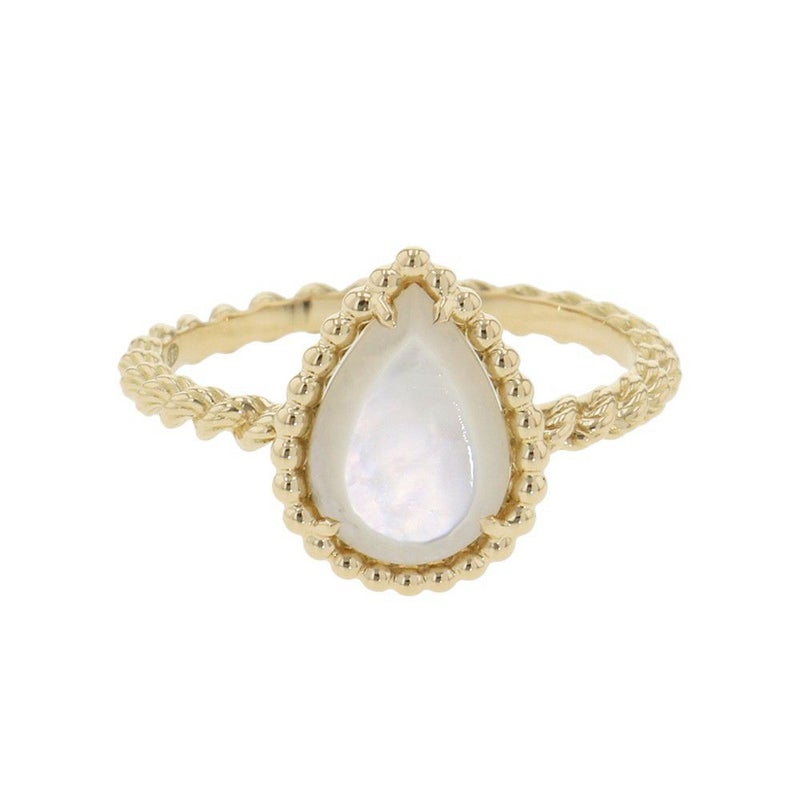 ブシュロン リング セルパンボエム リング スモール マザーオブパール 1P 1.40ct K18YGイエローゴールド サイズ51 JRG02705 指輪