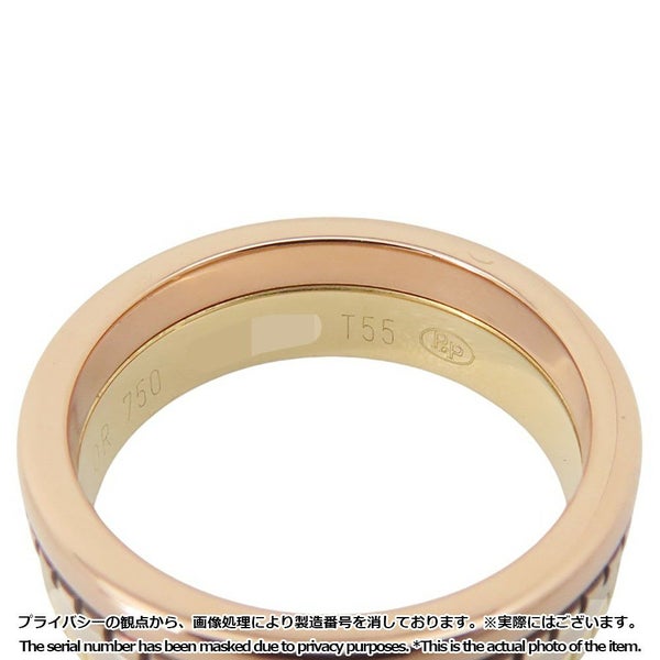 ブシュロン リング キャトル クラシック スモール SM K18YG/K18PG/K18WG/ブラウンPVD リングサイズ55 JRG00290 ジュエリー 指輪