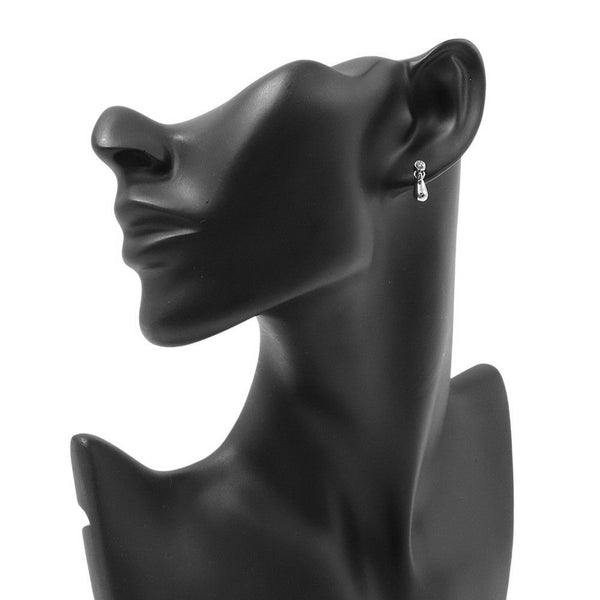 ティファニー ピアス エルサ・ペレッティ ティアドロップ ピアス ダイヤモンド 2P Pt950プラチナ Tiffany&Co.