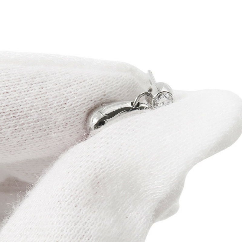 ティファニー ピアス エルサ・ペレッティ ティアドロップ ピアス ダイヤモンド 2P Pt950プラチナ Tiffany&Co.