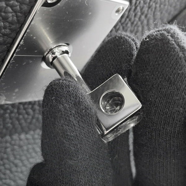 エルメス ハンドバッグ オータクロア40 ブラック/シルバー金具 トゴ K刻印 HERMES 黒