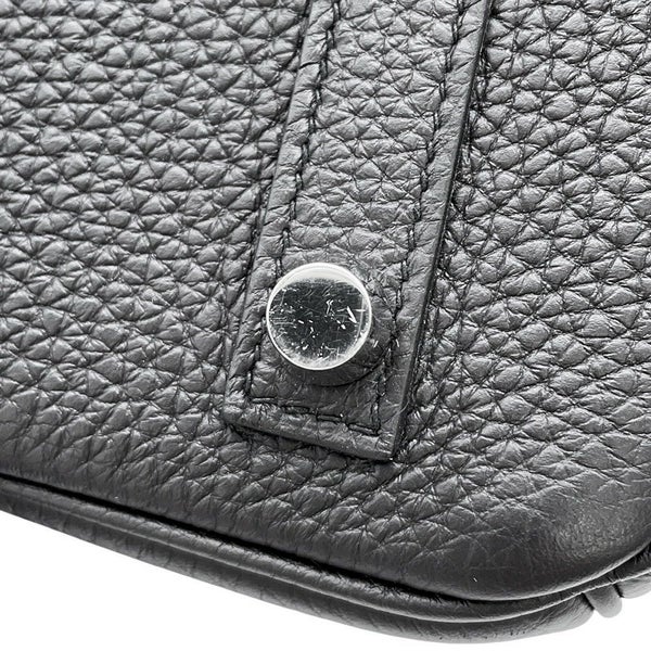エルメス バーキン25 ブラック/シルバー金具 トゴ Z刻印 HERMES Birkin ハンドバッグ 黒
