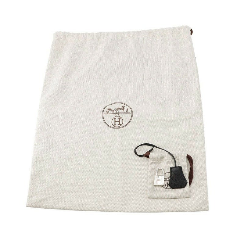 エルメス バーキン25 ブラック/シルバー金具 トゴ Z刻印 HERMES Birkin ハンドバッグ 黒