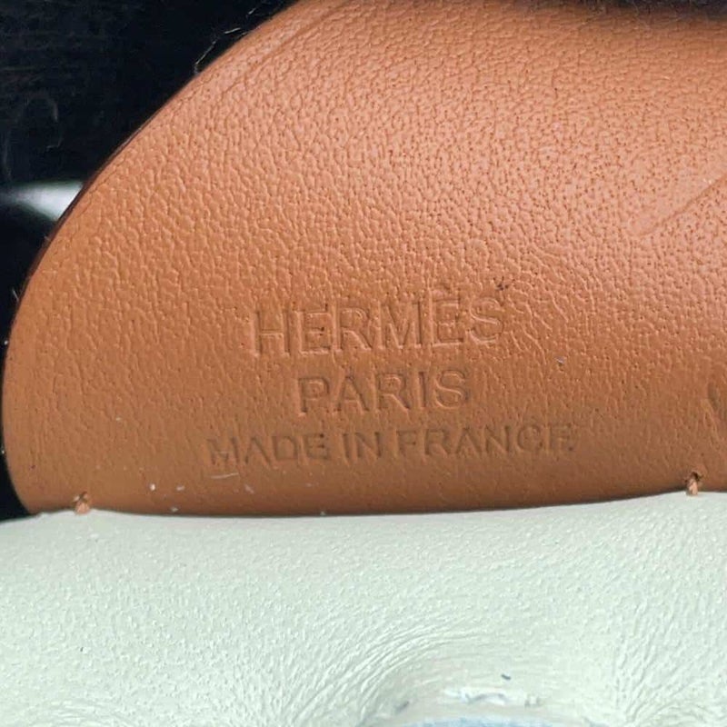 エルメス バッグチャーム ロデオPM ペガサス ヴェールフィズ/ゴールド/ブルーザンジバル ラムスキン B刻印