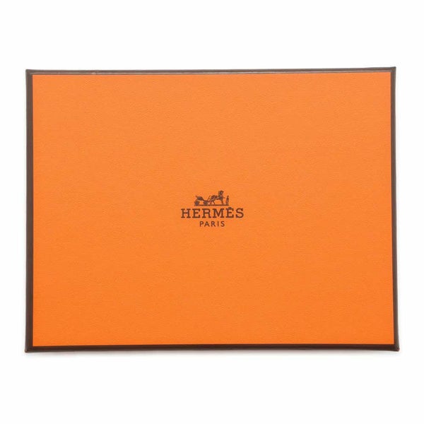 エルメス 二つ折り財布 ベアンコンパクト ブラック/シルバー金具 エプソン W刻印 黒