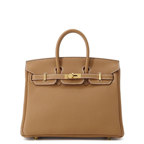 エルメス バーキン25 ゴールド/ゴールド金具 トゴ U刻印 HERMES Birkin ハンドバッグ