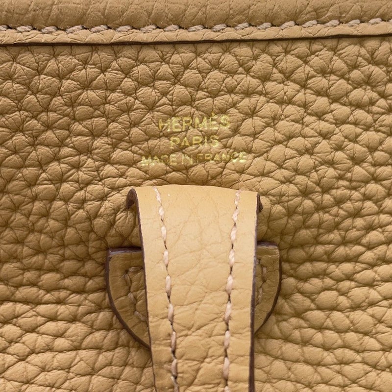 エルメス ショルダーバッグ エブリンTPM 111cm ビスキュイ/ゴールド金具 トリヨンクレマンス B刻印 HERMES Evelyne