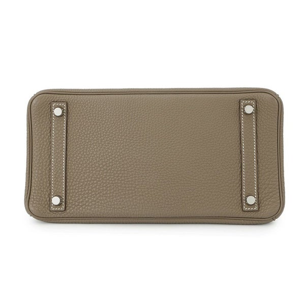 エルメス バーキン30 エトゥープ/シルバー金具 トゴ □K刻印 HERMES Birkin ハンドバッグ