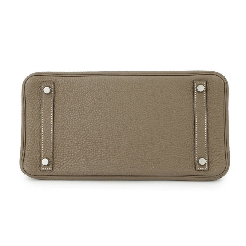 エルメス バーキン30 エトゥープ/シルバー金具 トゴ □K刻印 HERMES Birkin ハンドバッグ