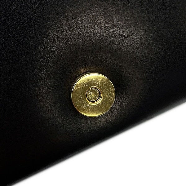 サルヴァトーレ・フェラガモ ショルダーバッグ ヴァラリボン レザー Ferragamo 黒