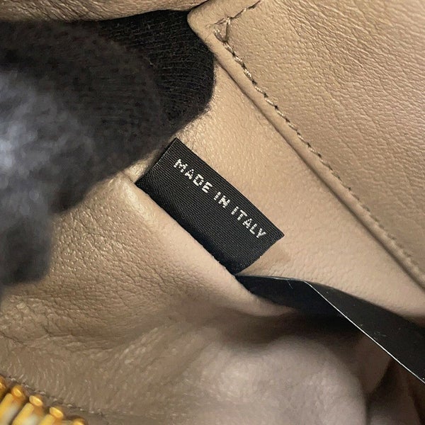 ミュウミュウ ハンドバッグ ジップド トップハンドル シープファー 5BB092 MIUMIU 2way 白