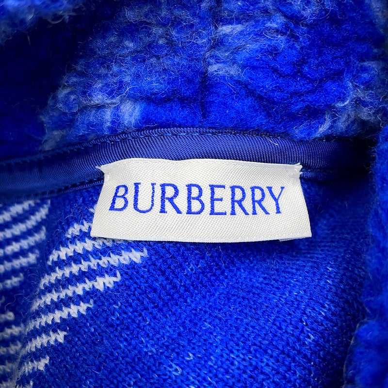 バーバリー パーカー チェック柄 ボア プルオーバーパーカー メンズサイズM 8077523 BURBERRY トップス