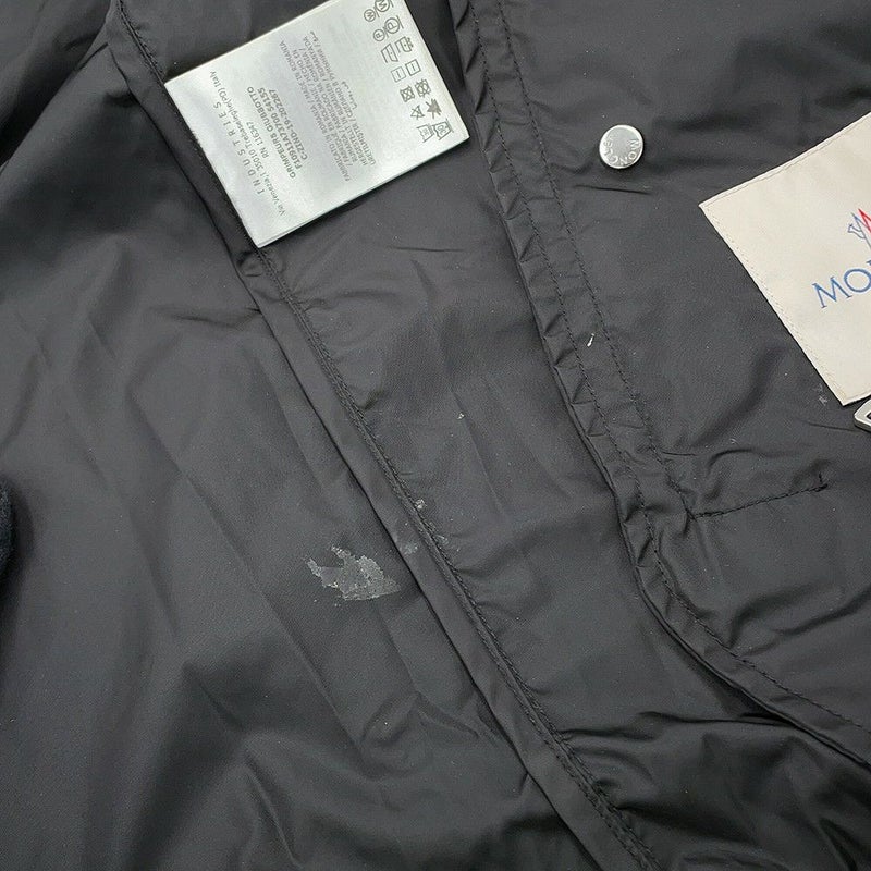 モンクレール ジャケット GRIMPEURS ナイロン フーデッド メンズサイズ2 MONCLER アウター 黒