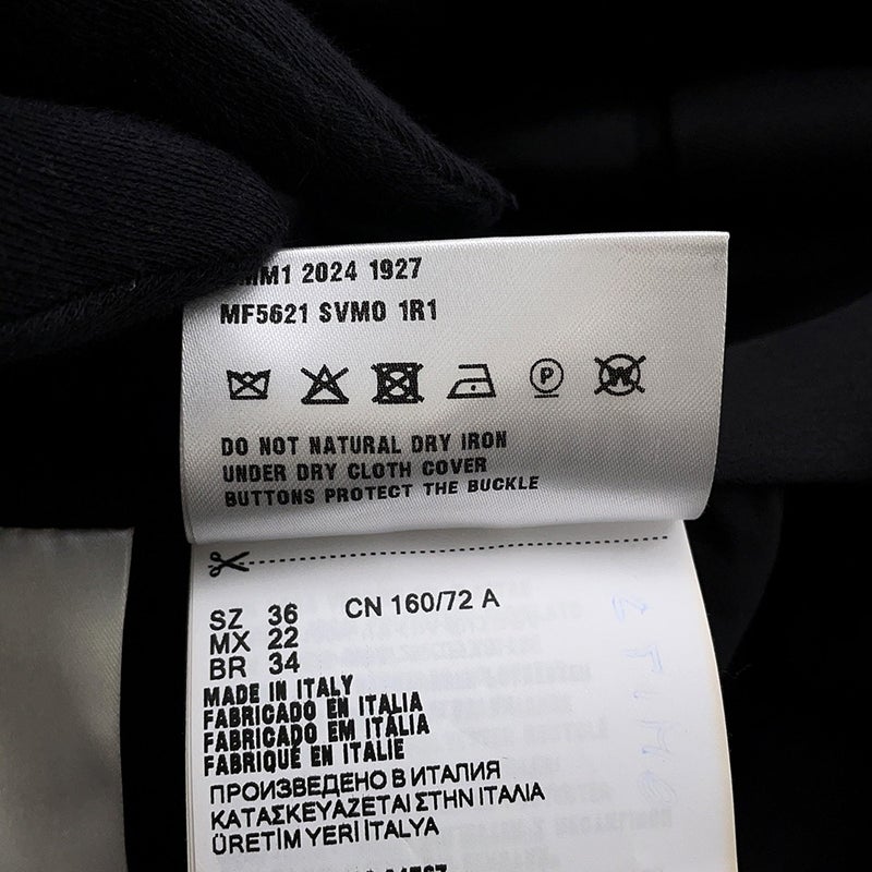 ミュウミュウ ワンピース ミニシャツドレス プリーツ レディースサイズ36 MF5621 Miu Miu トップス 黒