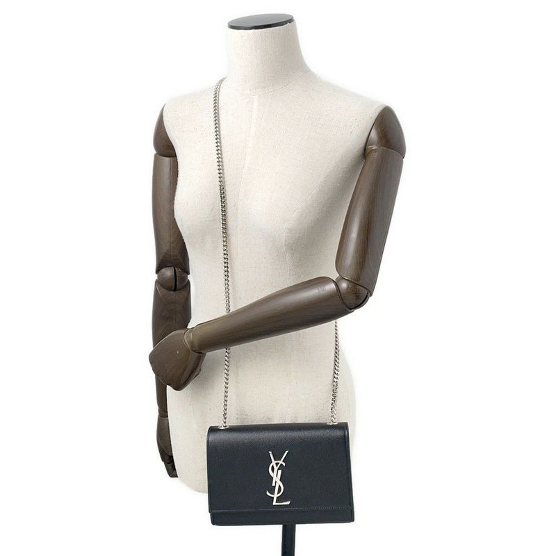 サンローランパリ チェーンショルダーバッグ ケイト レザー 469390 SAINT LAURENT PARIS バッグ 黒