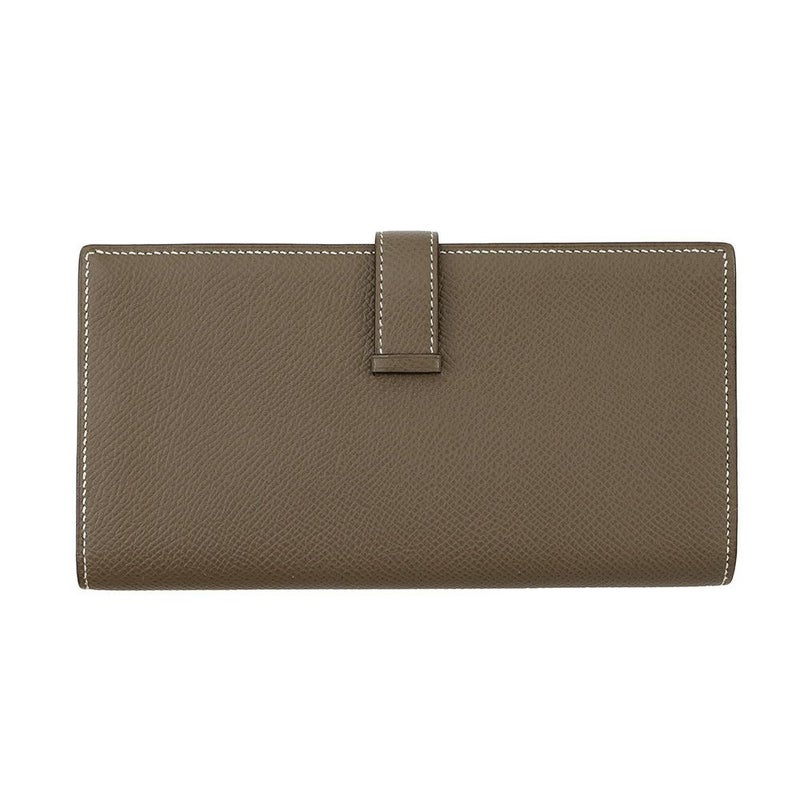 エルメス 長財布 ベアンスフレ エトゥープ/ゴールド金具 エプソン A刻印 HERMES 財布
