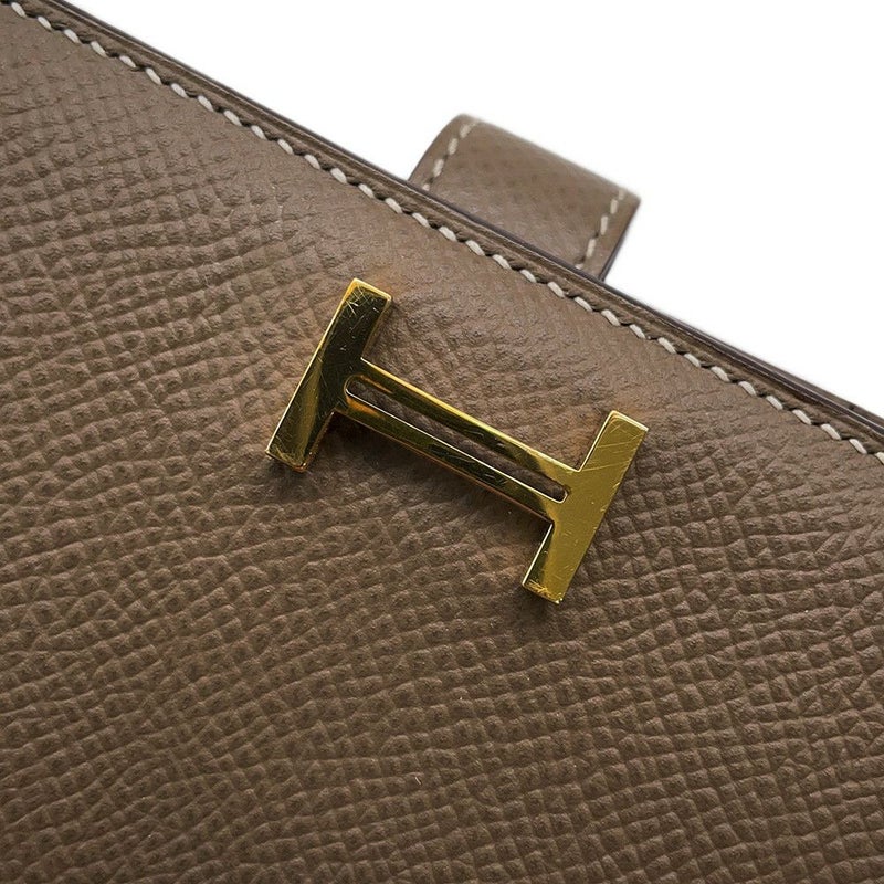 エルメス 長財布 ベアンスフレ エトゥープ/ゴールド金具 エプソン A刻印 HERMES 財布
