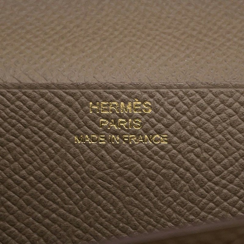 エルメス 長財布 ベアンスフレ エトゥープ/ゴールド金具 エプソン A刻印 HERMES 財布