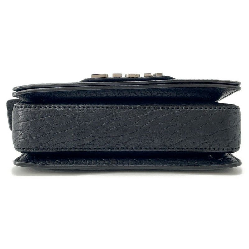 クリスチャン・ディオール ショルダーバッグ ディオレボリューション モザイクロゴ レザー Christian Dior 黒