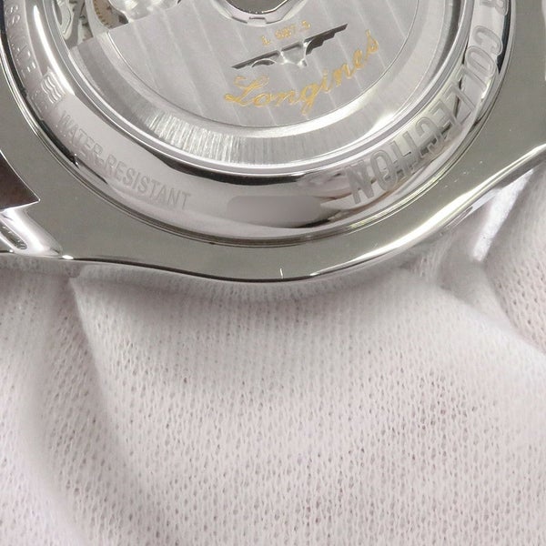 ロンジン マスターコレクション クロノグラフ ムーンフェイズ L2.673.4.92.0 ブルー文字盤