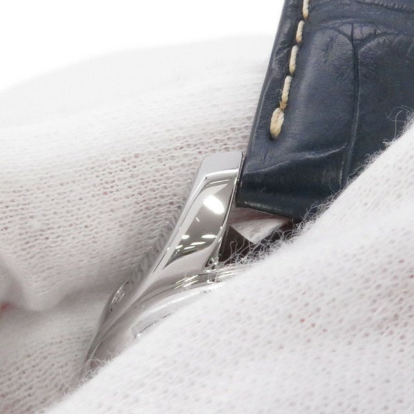 ロンジン マスターコレクション クロノグラフ ムーンフェイズ L2.673.4.92.0 ブルー文字盤