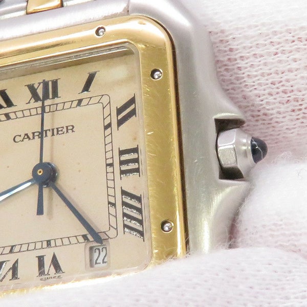 カルティエ パンテール ドゥ カルティエ MM 1ロウ Cartier 腕時計 アイボリー文字盤