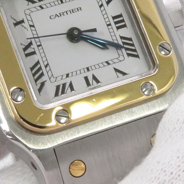 カルティエ サントスガルベ SM Cartier 腕時計 白文字盤