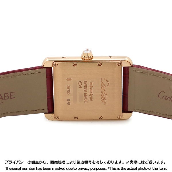 カルティエ タンク ルイ カルティエ LM WJTA0014 Cartier 腕時計 シルバー文字盤
