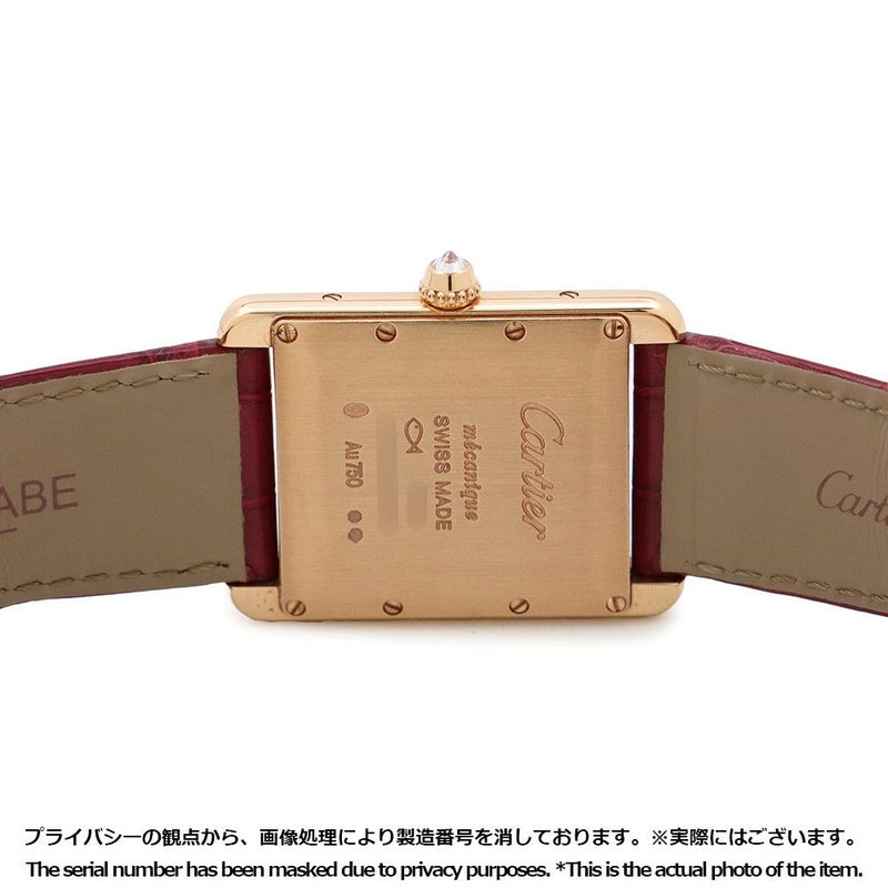 カルティエ タンク ルイ カルティエ LM WJTA0014 Cartier 腕時計 シルバー文字盤