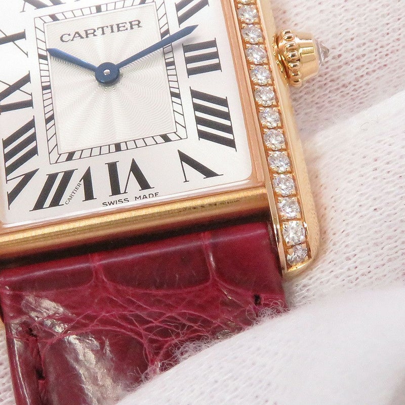 カルティエ タンク ルイ カルティエ LM WJTA0014 Cartier 腕時計 シルバー文字盤