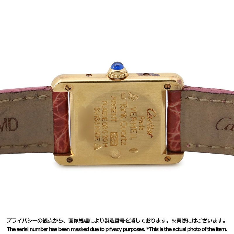 カルティエ マストタンク SM W1003153 Cartier 腕時計 アイボリー文字盤