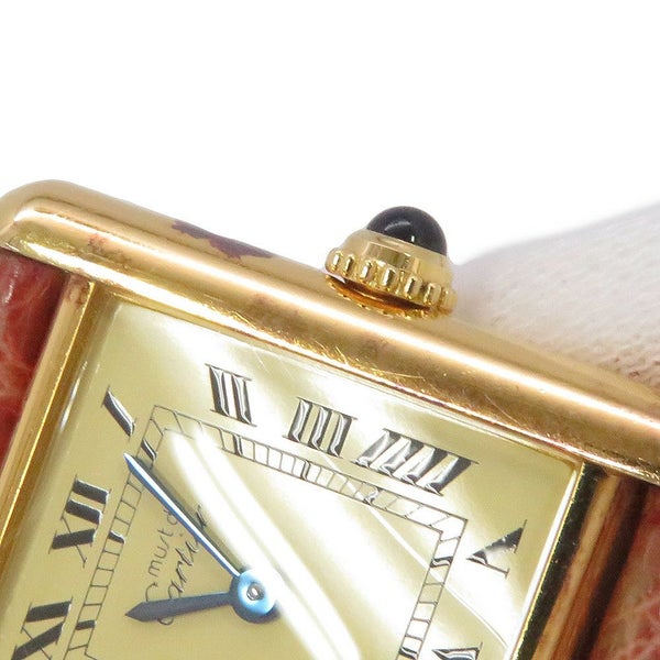 カルティエ マストタンク SM W1003153 Cartier 腕時計 アイボリー文字盤