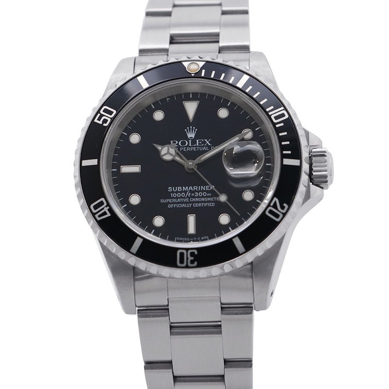 ロレックス サブマリーナ デイト S番 16610 ROLEX 腕時計 ウォッチ 黒文字盤