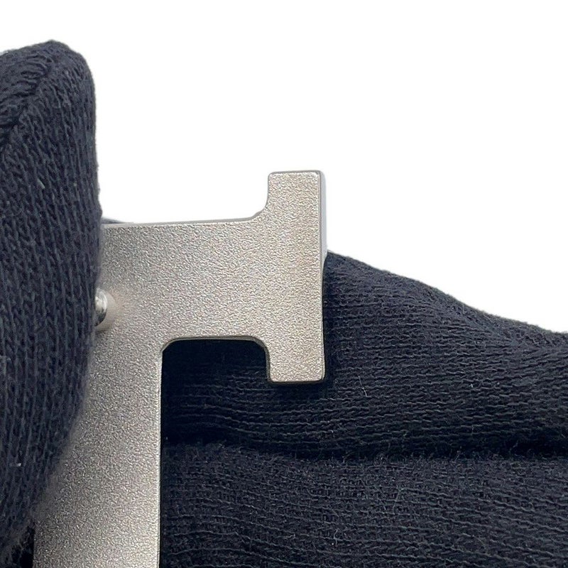 エルメス べルト コンスタンス リバーシブル ブルーサフィール/ブルーフランス/シルバー金具 エプソン B刻印 サイズ85 メンズ