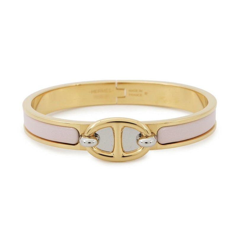 エルメス ブレスレット シェーヌダンクル ミニクリック PM ローズ・カンダー/ゴールド金具   HERMES アクセサリー