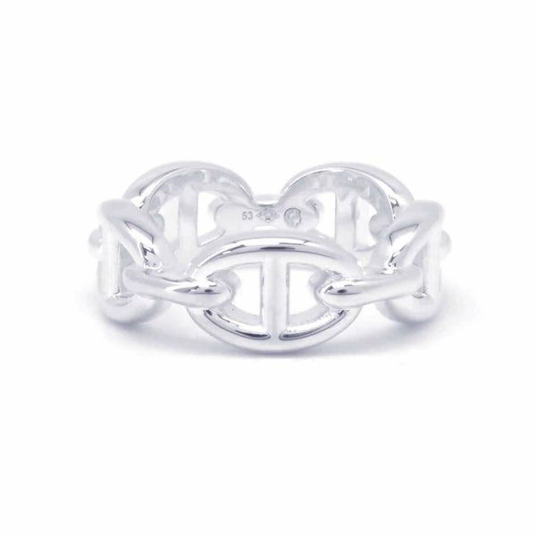 エルメス リング シェーヌダンクル アンシェネPM SV925シルバー リングサイズ53 HERMES ジュエリー