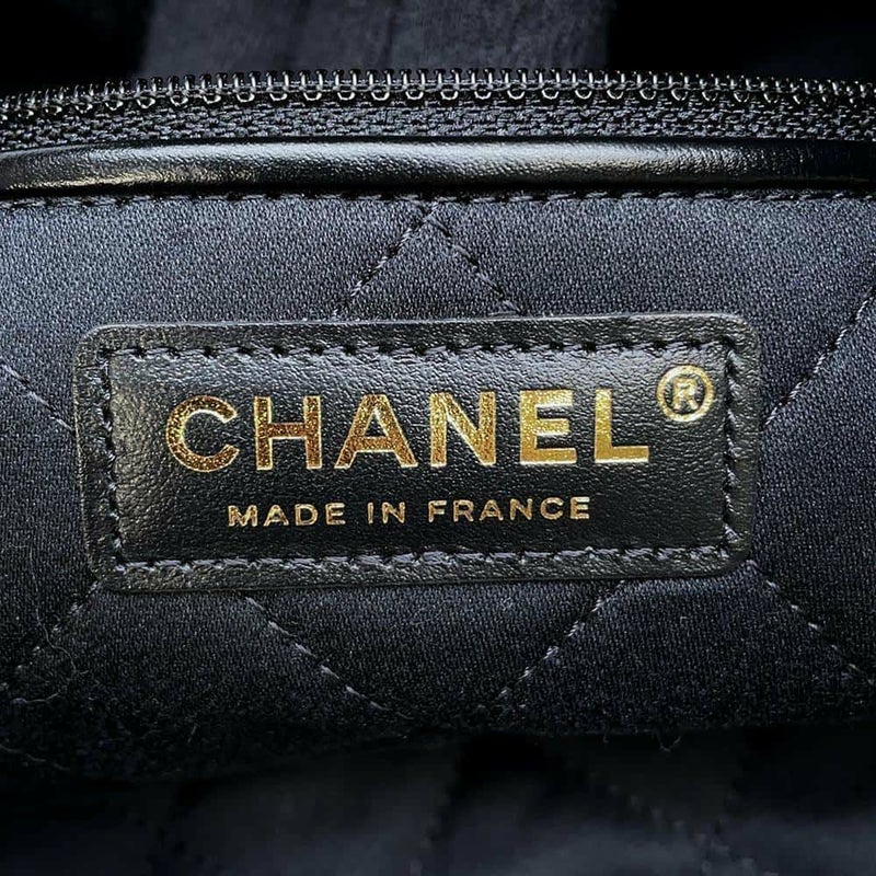 シャネル ハンドバッグ シャネル22 シャイニーカーフレザー AS3261 CHANEL バッグ ショルダーバッグ 黒