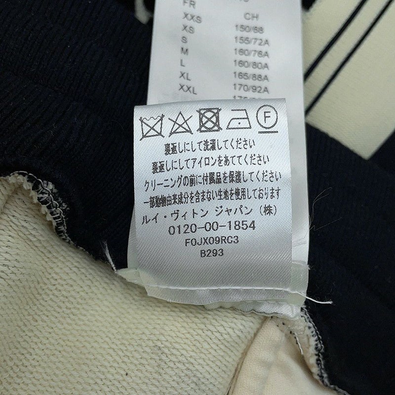 ルイヴィトン ボトムス モノグラム ベロアパンツ コットン レディースサイズXL LOUIS VUITTON ヴィトン 黒