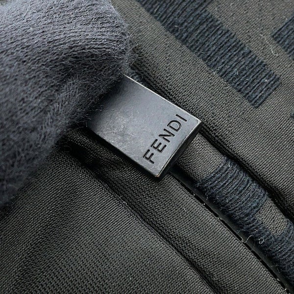 フェンディ ダウンベスト ズッカ メンズサイズ52 FAA694 FENDI アウター 黒