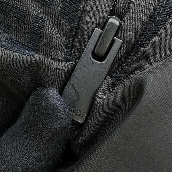 フェンディ ダウンベスト ズッカ メンズサイズ52 FAA694 FENDI アウター 黒