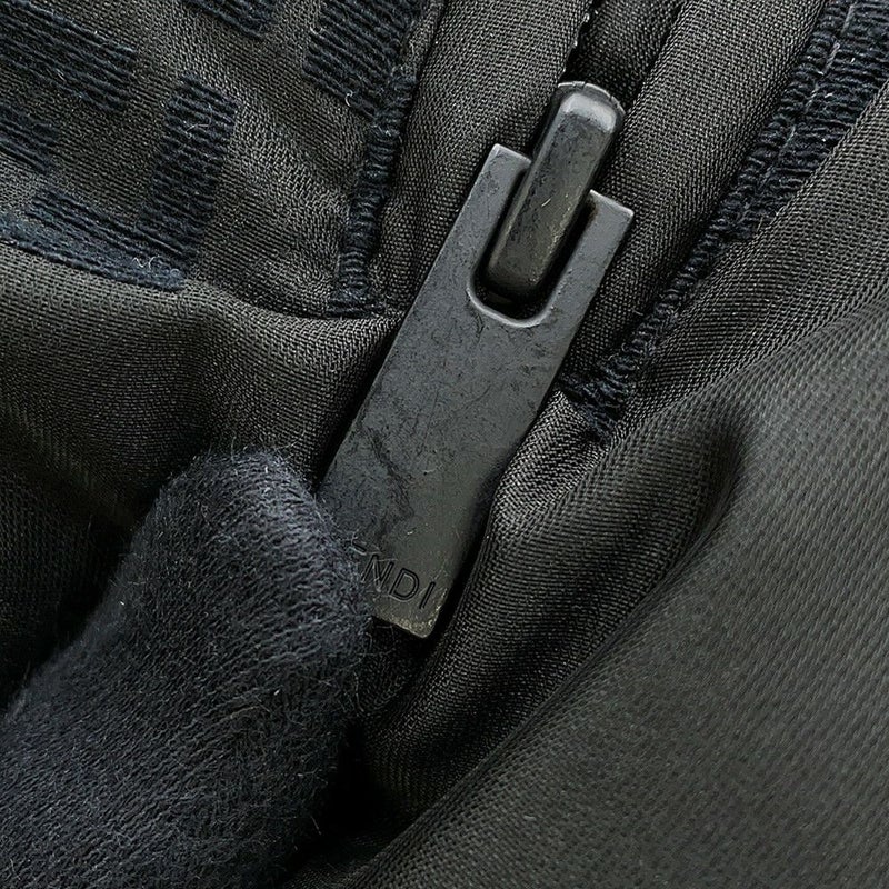 フェンディ ダウンベスト ズッカ メンズサイズ52 FAA694 FENDI アウター 黒