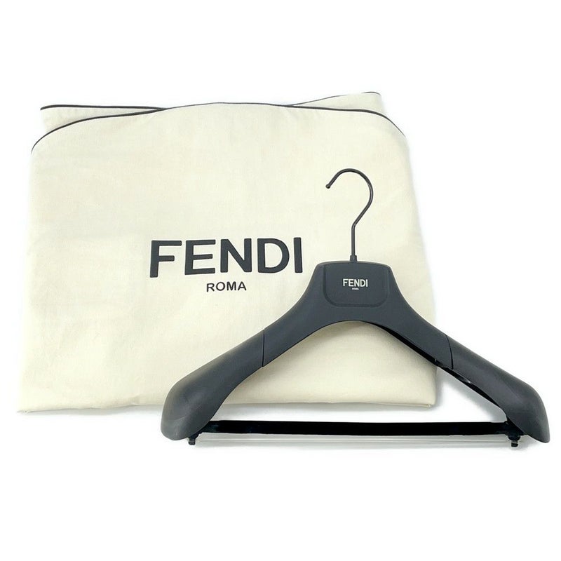 フェンディ ダウンベスト ズッカ メンズサイズ52 FAA694 FENDI アウター 黒