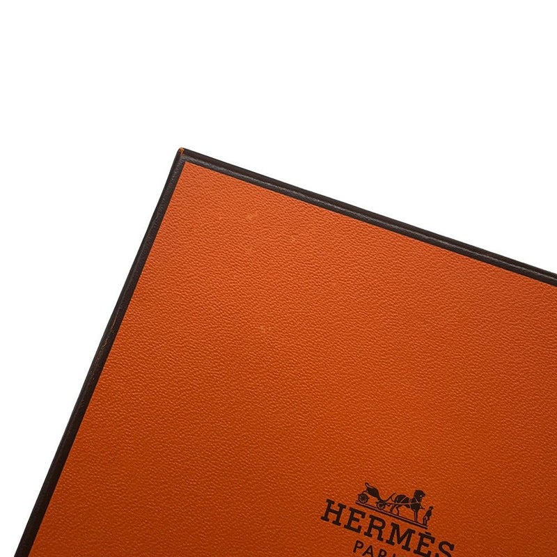 エルメス カードケース ベアン ミニ ヴェールコミック/シルバー金具 シェブルミゾル B刻印 HERMES 名刺入れ
