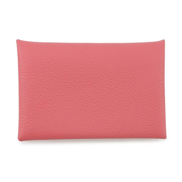 エルメス カードケース カルヴィ ローズアザレ エバーカラー K刻印 HERMES 名刺入れ