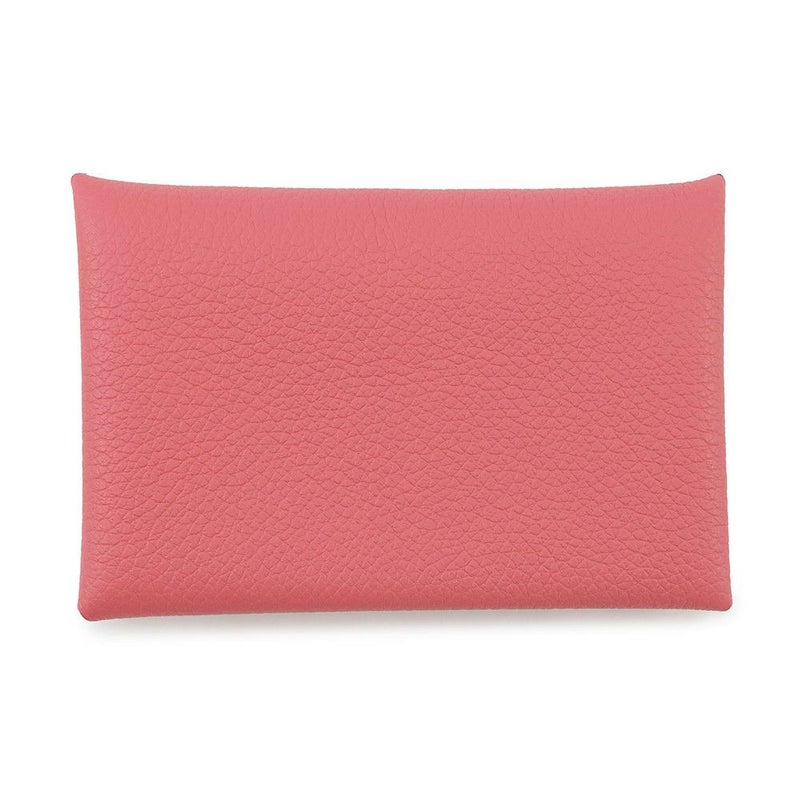 エルメス カードケース カルヴィ ローズアザレ エバーカラー K刻印 HERMES 名刺入れ