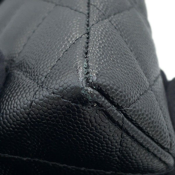 シャネル チェーンショルダーバッグ マトラッセ バニティ ココマーク キャビアスキン AP4385 CHANEL ヴァニティ 黒